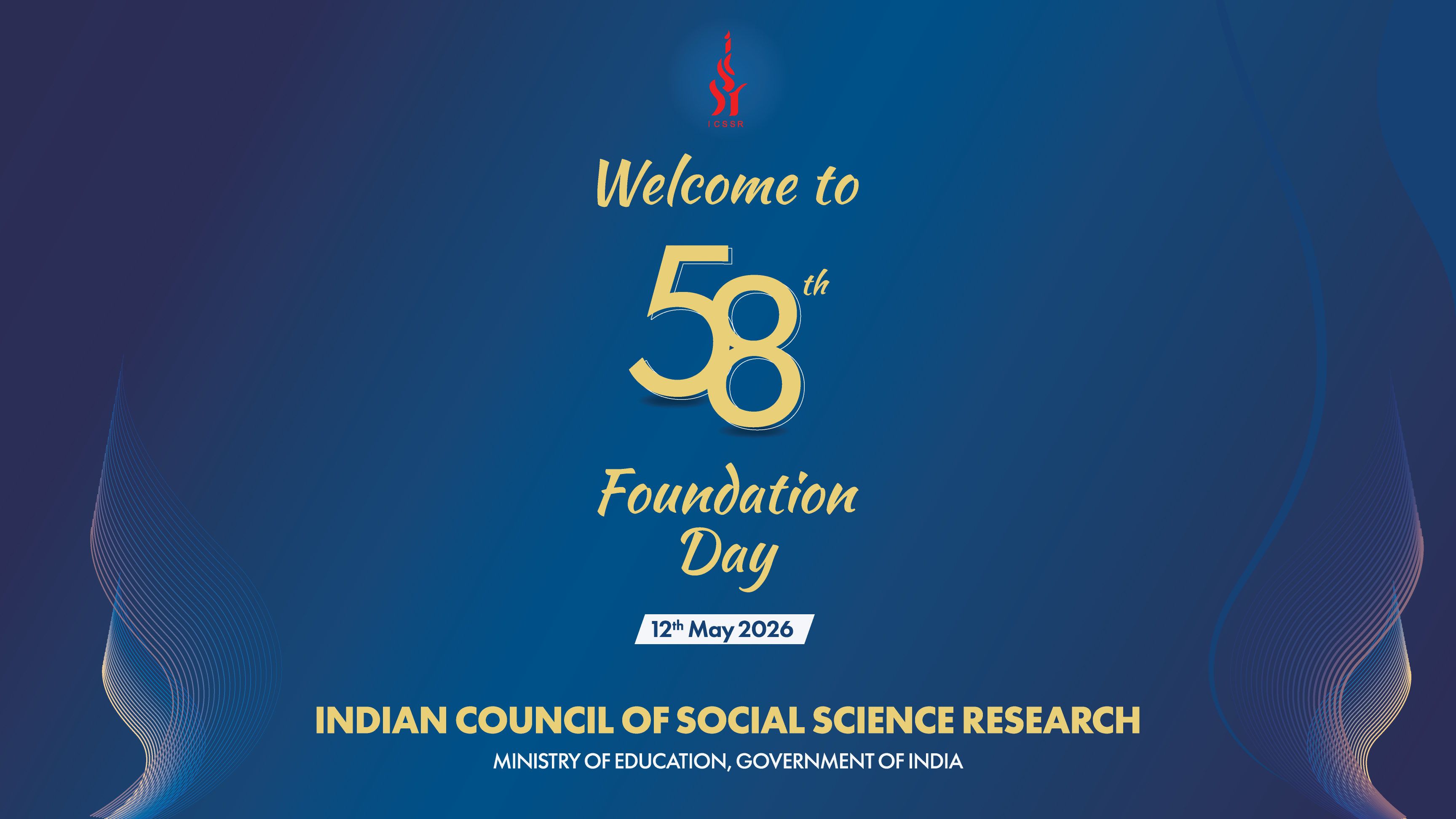 ICSSR  58th Foundation Day  May 12, 2026